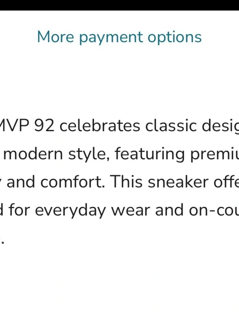 Jordan MVP 92 - White Black Red
